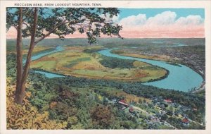 Tennessee Chattanooga Moccasin Bend From Lookout Mountain