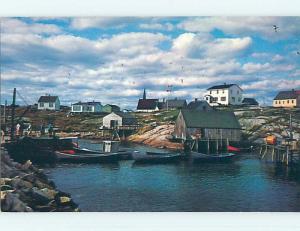 Unused Pre-1980 TOWN VIEW SCENE Peggy's Cove - Halifax Nova Scotia NS p8651