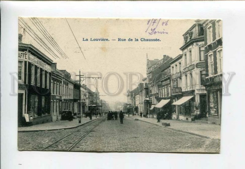 3158205 Belgium LA LOUVIERE rue de la Chaussee SIGNBOARDS OLD