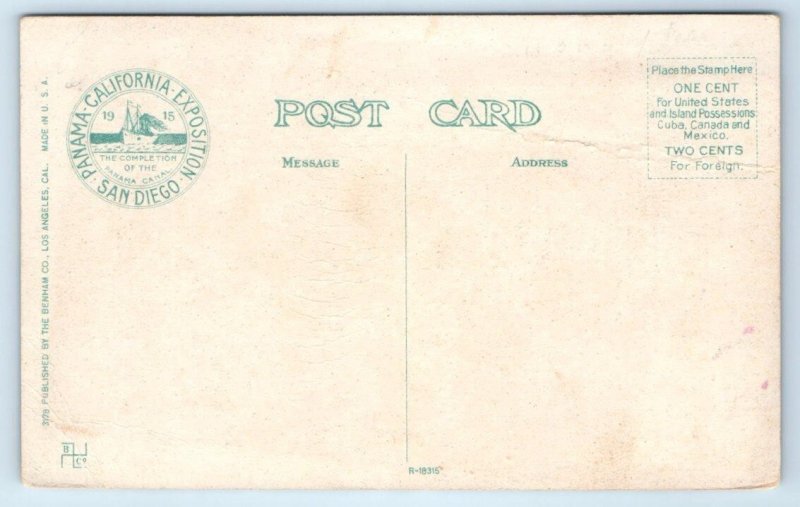 IMPERIAL, CA California ~ UNION HIGH SCHOOL c1915 Benham Co. Postcard