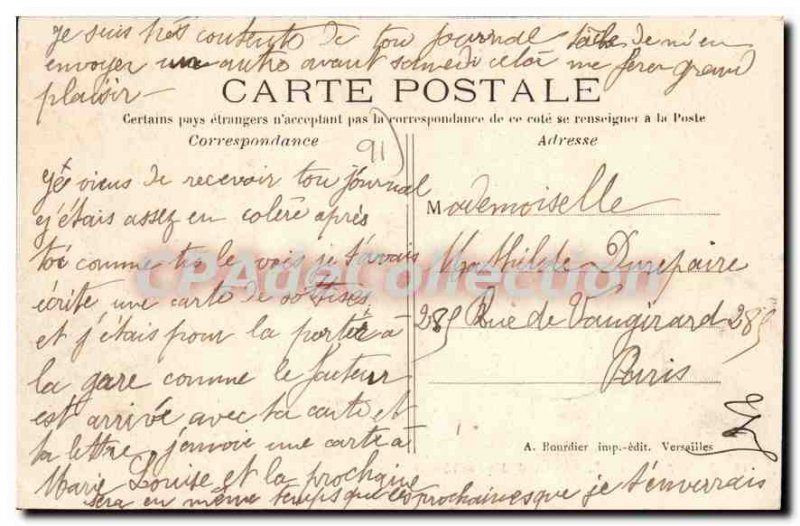 Postcard Old Orsay Promenade Du Bord De Yvette