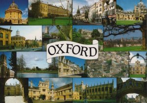 Oxfordshire Postcard - Views of Oxford RR9088