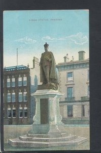 Berkshire Postcard - Kings Statue, Reading    RS20342