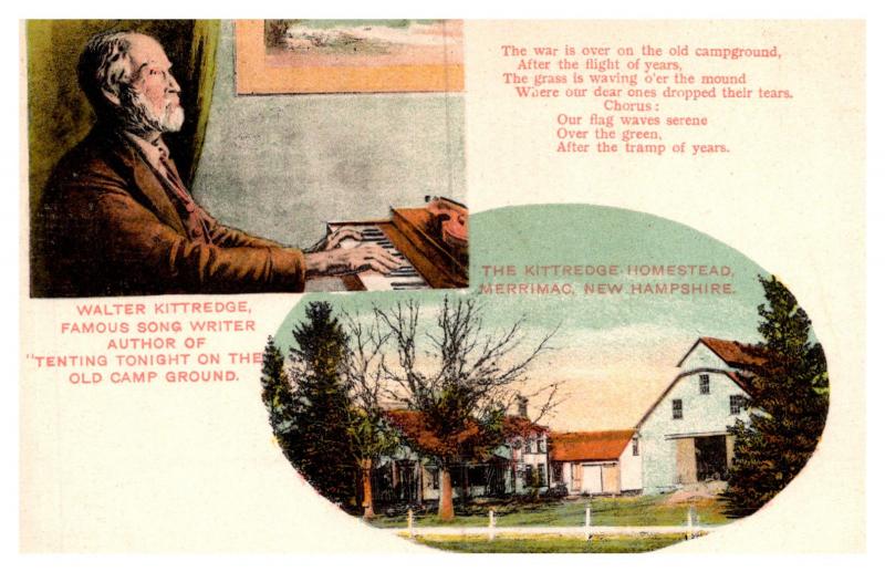 New Hampshire Merrimac , Walter Kittredge , Song, Homestead