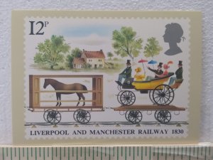 Postcard Liverpool And Manchester Railway 1830, England 