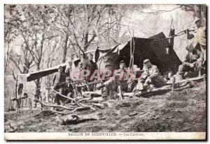 Postcard Old Army Old Postcard Ballon Guebwiller Kitchens