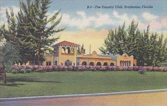 Florida Bradenton Country Club Curteich