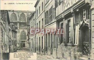 Old Postcard Lisieux The Street of Peace