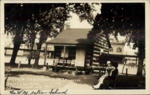 Cumberland MD Washington HQs Riverside Park c1920s Real Photo Postcard