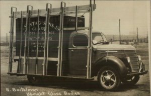 Bronx - Glass Delivery Truck S. Baitelman Wooster St. New York City RPPC