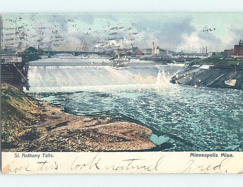 Pre-1907 SAINT ANTHONY FALLS Minneapolis Minnesota MN A1258