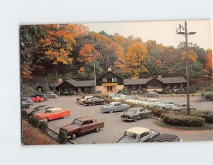 Postcard Entrance Lodge And Parking Area, Skyline Caverns, Front Royal, Virginia