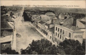 CPA MOURMELON-le-Grand - Place Clemenceau et Rue du générale Gouraud (131949)