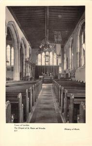 BR94407 tower of london the chapel of st peter ad vincula   uk