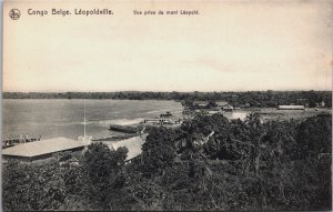 Congo Belge Leopoldville Vue Prise du Mont Leopold Vintage Postcard C108