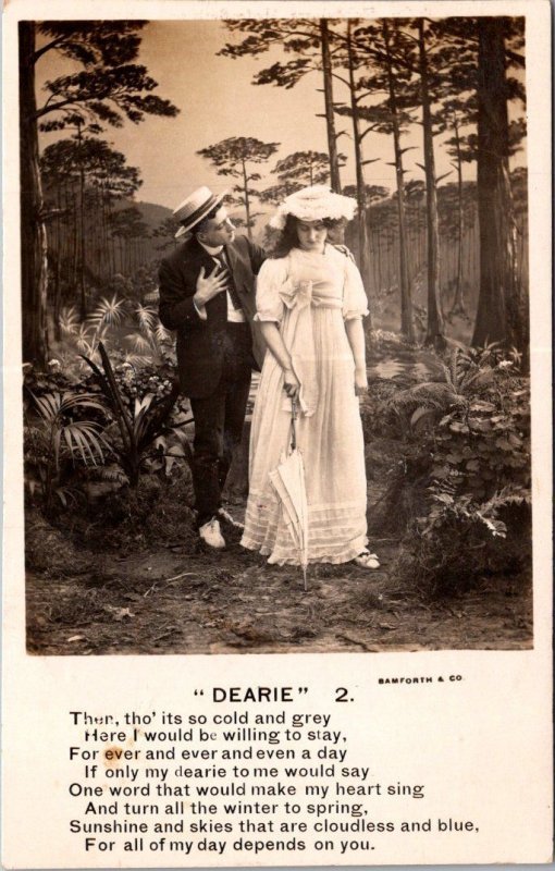 Bamforth Romantic Couple Dearie 2