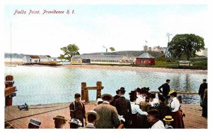 Postcard PIER SCENE Providence Rhode Island RI AQ9356
