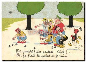 Postcard Modern Humor Petanque