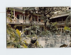 Postcard Patio of Brennan's French Restaurant New Orleans Louisiana USA