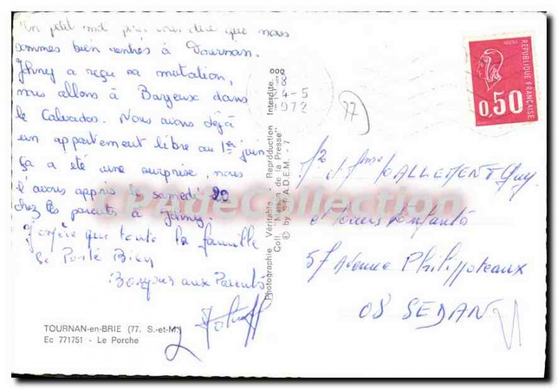 Postcard Modern Tournan en Brie (S & M) The Porch