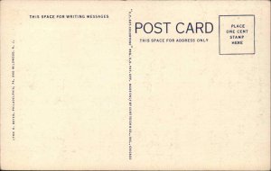 Wildwood-by-the-Sea New Jersey NJ Amusement Park Playland Linen Postcard