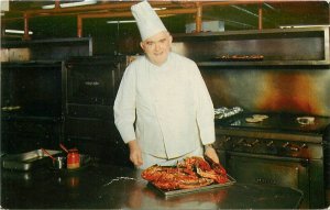 Postcard New Jersey Atlantic City Hackney's 1950s Seafood Restaurant 22-13885