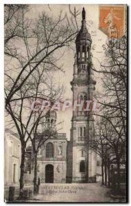 Postcard Old Verdelais Eglise Notre Dame