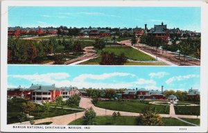 Marion National Sanitarium Marion Indiana Vintage Postcard C106