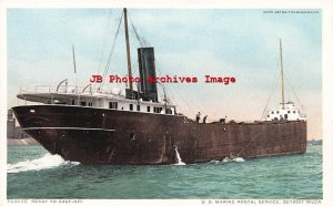 US Mail Steamer Ready to Cast Off Detroit Publishing No 70303E 