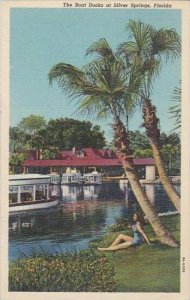 Florida Silver Springs The Boat Docks At Silver Springs