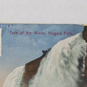 Cave of the Winds Niagara Falls Canada Vintage Postcard 1924