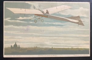 Mint Germany PPC Picture Postcard Latham Pilot Over Berlin Early Aviation 
