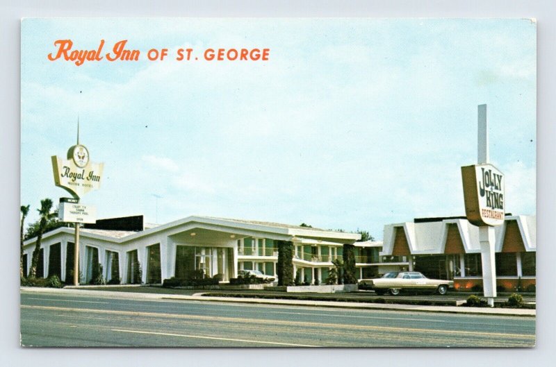 Royal Inn Motel St George Utah UT UNP Chrome Postcard N6