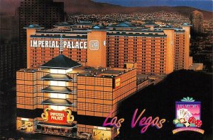 LAS VEGAS, Nevada NV~ IMPERIAL PALACE HOTEL~CASINO~Night OVERSIZE 4 X 6 Postcard