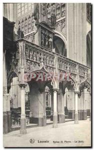 Postcard Old Church Leuven Belgium Saint Pierre Le Jube