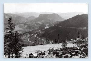 RPPC Loops of Trail Ridge Road Rocky Mountain National Park CO UNP Postcard N11