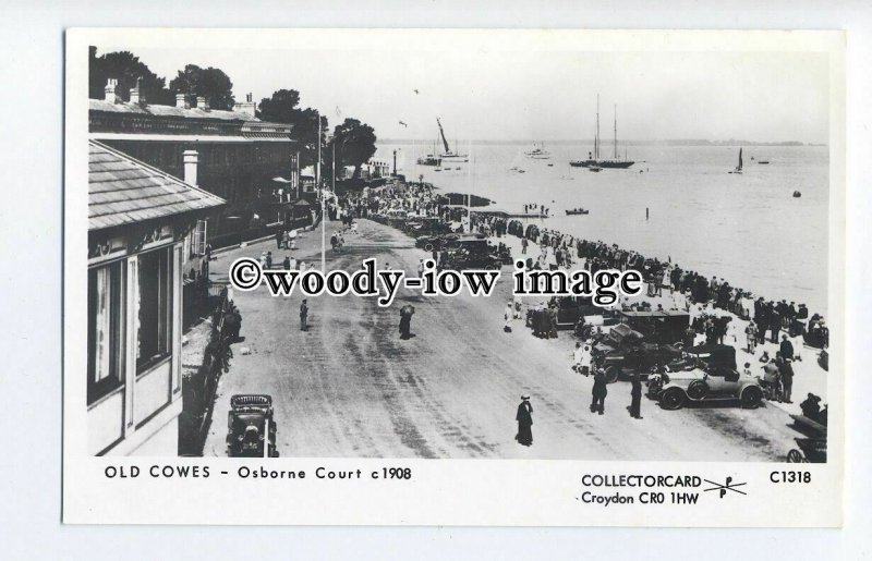 pp2016 - Busy Osbourne Court and Parade at Cowes I.O.W. c1908 - Pamlin postcard 