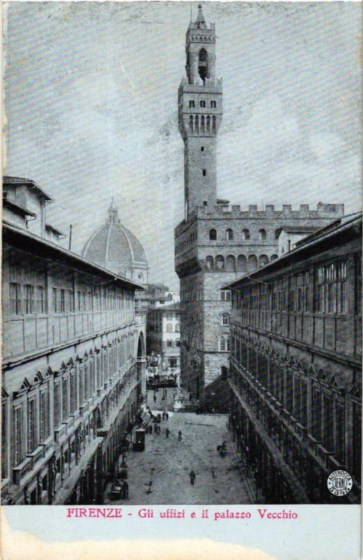 CPA FIRENZE Gli uffizi e il palazzo Vecchio . ITALY (492859)