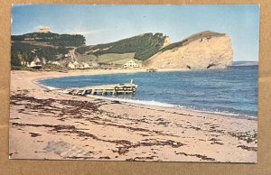 UNUSED POSTCARD - ROSY PEAK, THREE SISTERS & CAP BARRE, PERCE, QUEBEC, CANADA