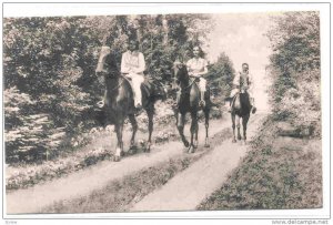 Riding Horses, Pocono Manor Inn, Pocono Manor, Pennsylvania 1900-1910s