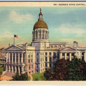 1932 Atlanta, GA State Capitol Building Greek Roman Tartaria Antiquitech PC A249