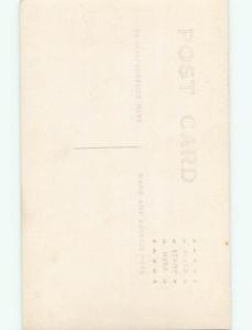 Old rppc BUILDING SCENE Architecture Postcard AB1066