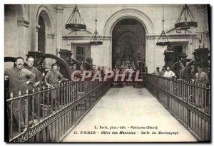 Old Postcard Paris Hotel Mint Coinage Hall