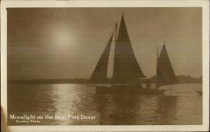 Sailing - Port Dover - Ontario? c1910 Real Photo Postcard