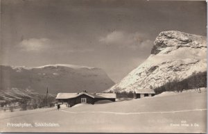 Norway Prinsehytten Sikkilsdalen Eneret Mittet & co Vintage RPPC C060