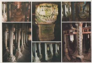 Basilica Cistern Turkish Turkey Postcard