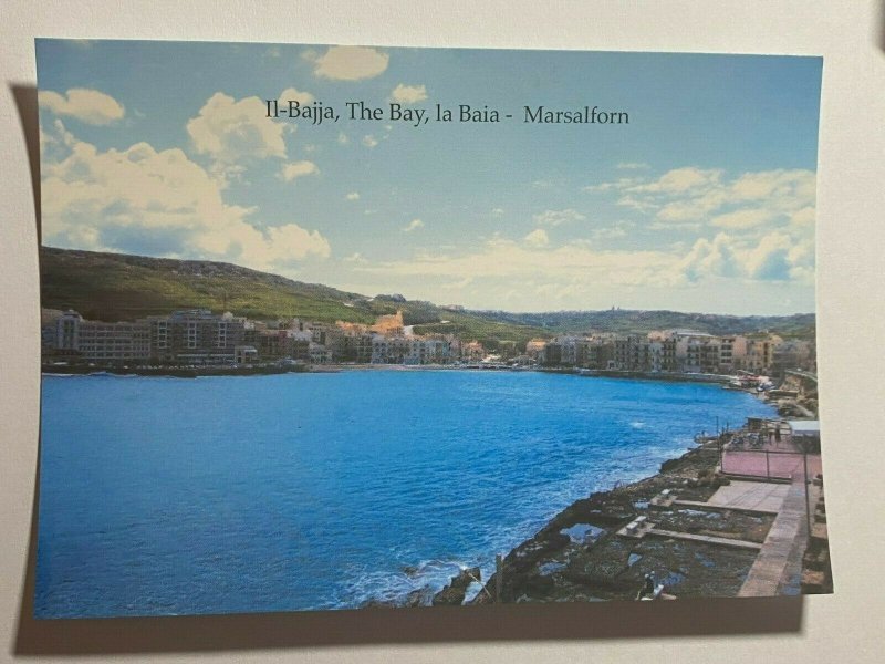 UNUSED PICTURE POSTCARD - GOZO MALTA  THE BAY MARSALFORN  (KK1858)