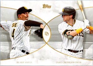 2001 Topps Baseball Card Dynamic Duals Blake Snell & Jake Cronenworth sk12256