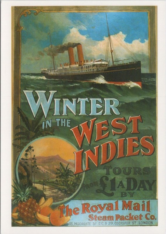 Advertising Postcard - Winter in The West Indies, Royal Mail Steam Ref.RR16720