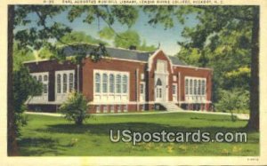 Rudisill Library, Lenoir Rhyne College - Hickory, North Carolina NC  